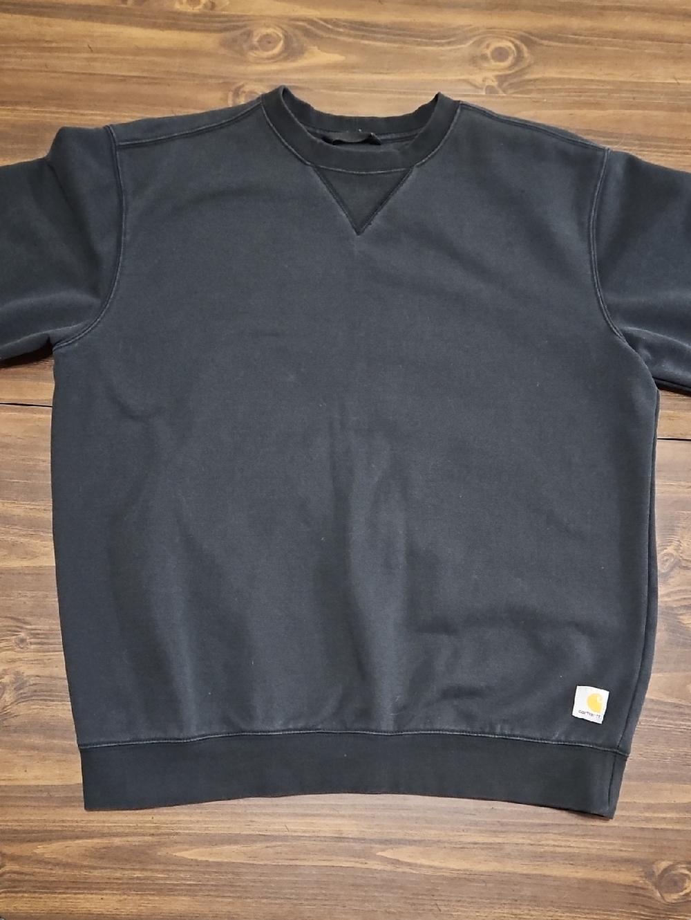 Carhartt Men's Black Crewneck Pullover Sweatshirt